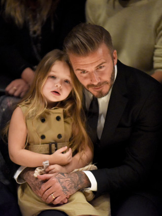 David og Victoria Beckham med børn