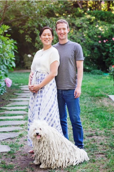 Mark Zuckerberg wird zuerst Vater