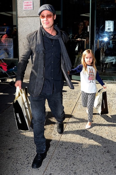 Brad Pitt mit Kindern
