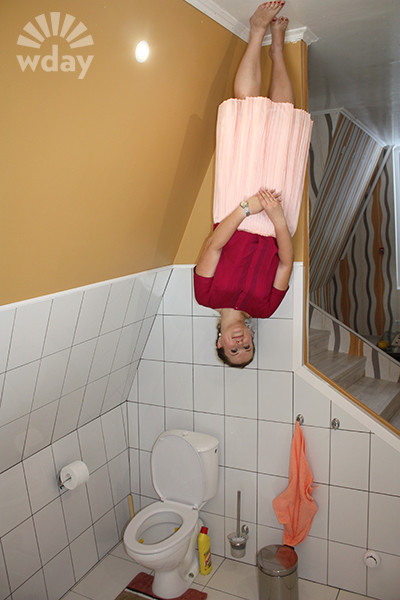 "House upside down" in Rostov: photos