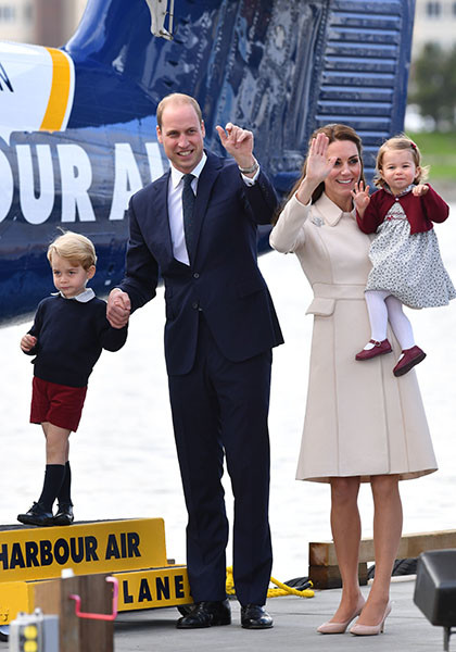 Kate Middleton ve Prens William çocuklarla