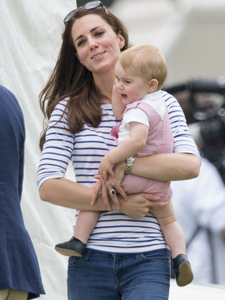 Kate Middleton og George