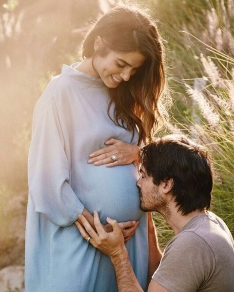 Ian Somerhalder and Nikki Reed are waiting for the child
