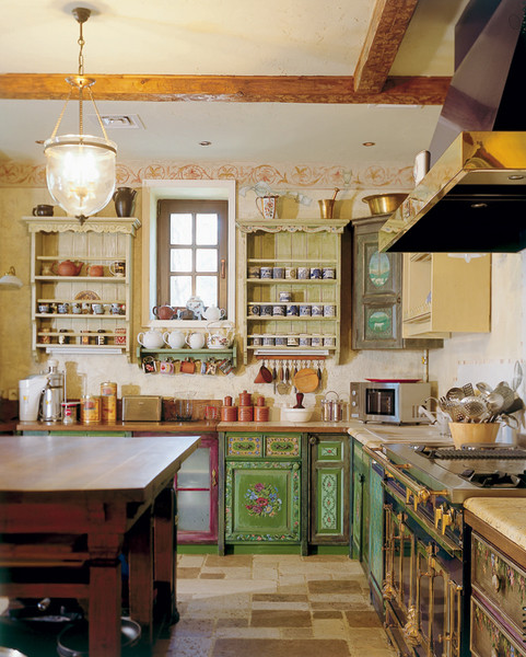 Kitchen in a country house