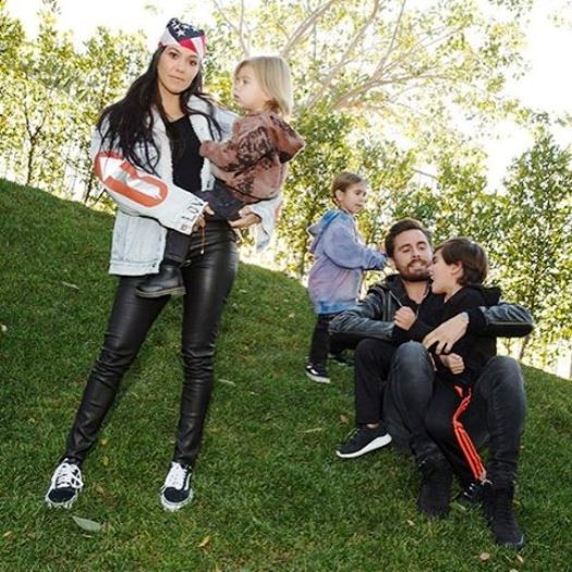 Courtney Kardashian mit Kindern