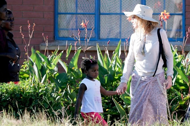 Madonna Malavi'yi ziyaret etti
