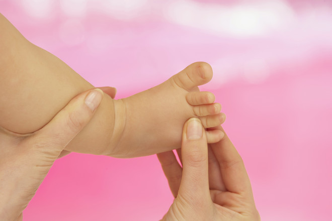 Fußmassage für Kinder