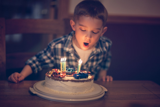 wo man den Geburtstag eines Kindes feiert