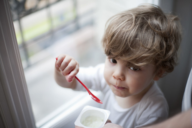If the child does not eat dairy products, enrich his diet with marine fish and green vegetables