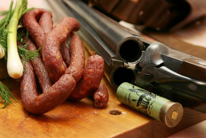 Hunting sausages
