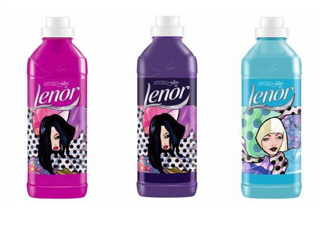 Lenor'dan hediyeler ve sürprizler: yeni bir tasarım ve bir alışveriş kuponu 