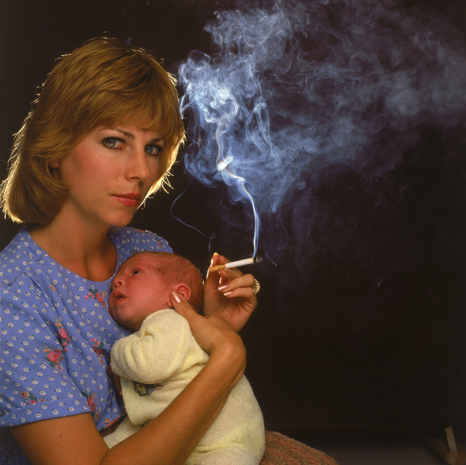 smoking with breastfeeding