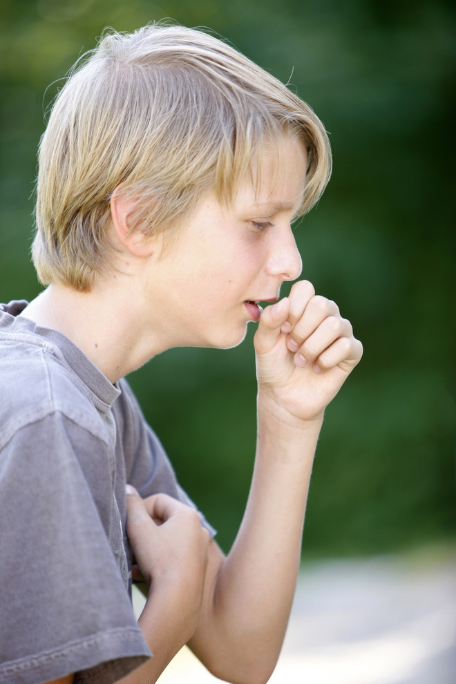 an allergic cough in a child