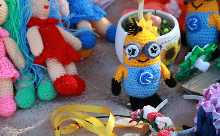 مهرجان الفن للأطفال في روستوف، والترفيه، وماكياج، والأزهار، فصول رئيسية، عطلة مع الأطفال، وملصق روستوف