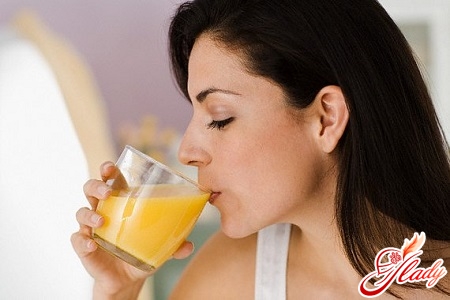 orange juice for the treatment of bronchitis