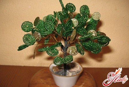 handmade bead money tree