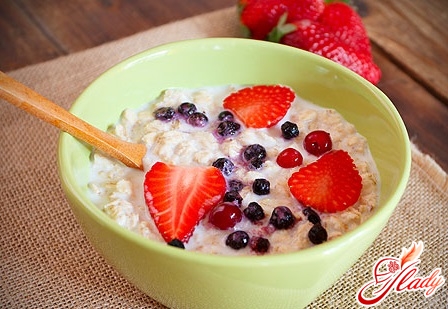 porridge is necessary in the diet for cystitis and pyelonephritis