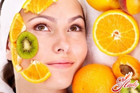 peeling with fruit acids at home