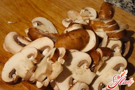 preparation of mushrooms