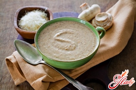 recipe for mushroom soup in a multivark