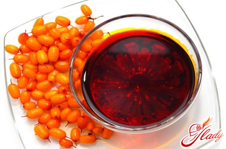 sea ​​buckthorn oil for the treatment of hemorrhoids