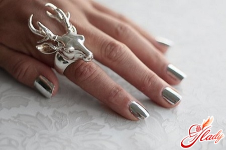 how to make manicure with foil