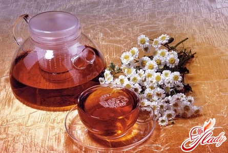 infusion of chamomile to reduce pain during menstruation