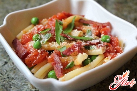 how to cook pasta with bacon