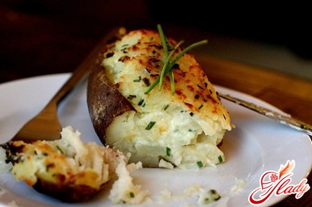 potatoes baked with cheese