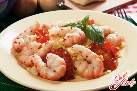 shrimp in sweetly sour sauce