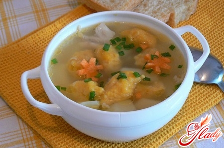 chicken soup with dumplings