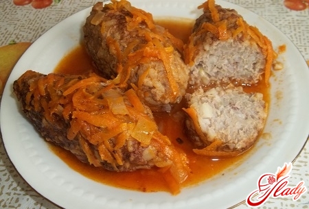 lazy cabbage rolls with mushrooms