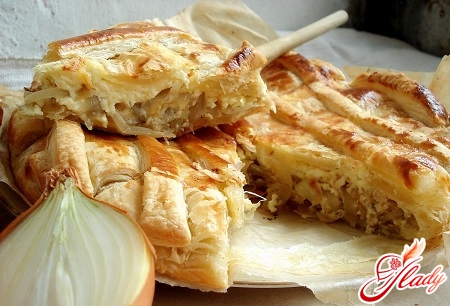 onion pie with cheese