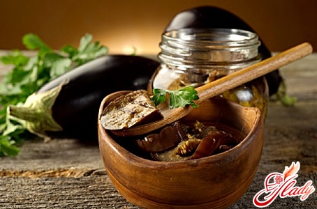 pickled eggplants with spices