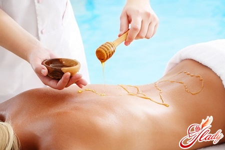 honey massage from cellulite