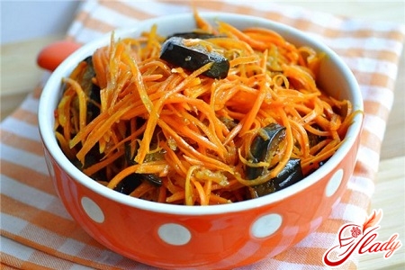 морква по - корейськи з добавками