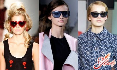 أزياء النظارات الشمسية 2012