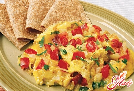 how to cook an omelette with tomatoes