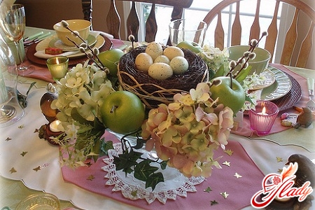traditional Easter table