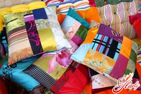 pillows patchwork
