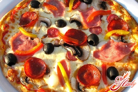 pizza recipe with sausage and cheese