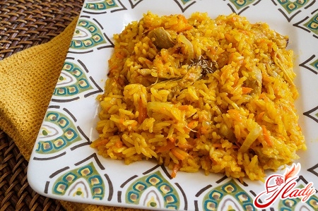 how to cook a delicious pilaf with pork