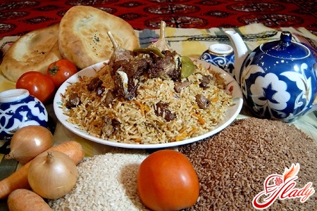 Uzbek pilau recipe