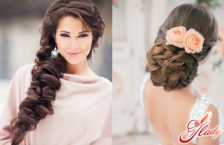 Beautiful hairstyles with gathered hair