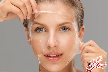 mask peeling for acne treatment 