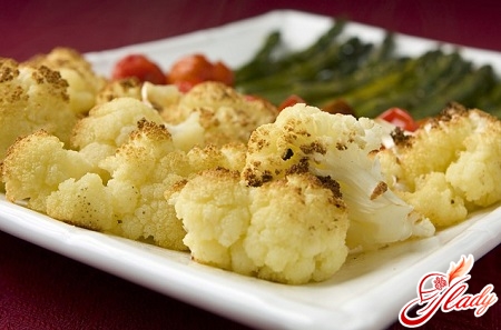 classic recipe for baked cauliflower