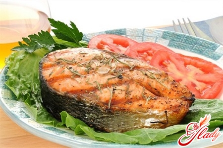 baked trout with vegetables