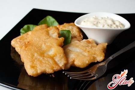 fish in battered mayonnaise