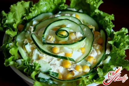salad with cucumber
