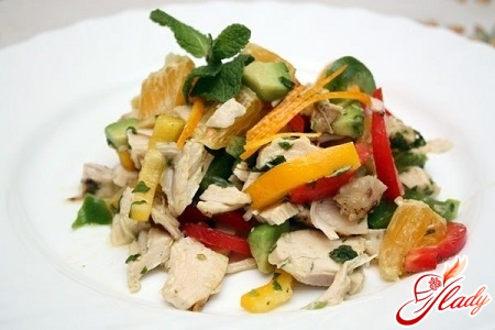 salads made of sweet pepper